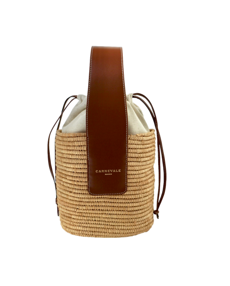 Cesta Capazo bolso de mano rafia Grazia Carnevale Madrid