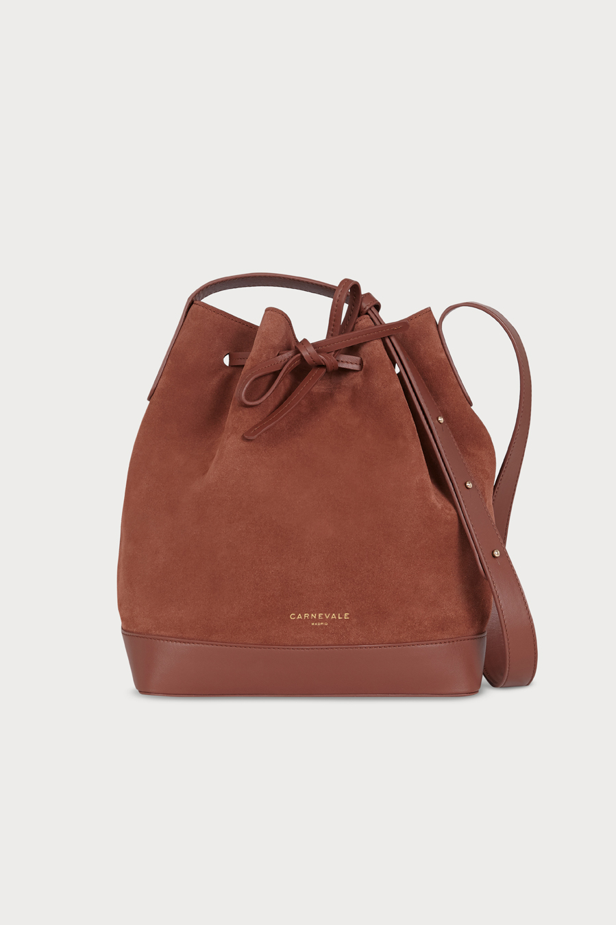 borsa a secchiello tascabile Telma cognac teja terracotta